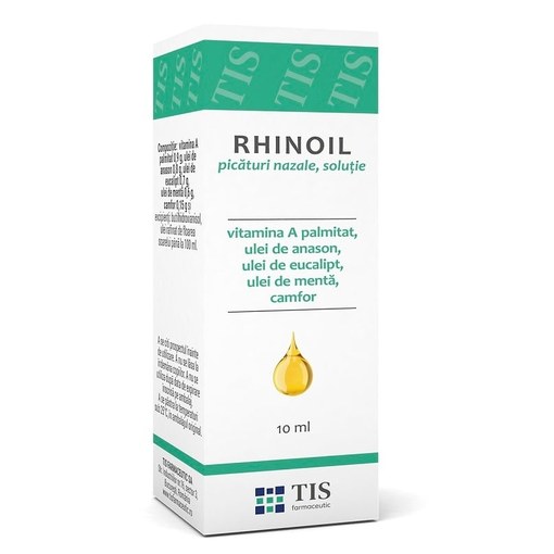 Rhinoil picaturi nazale, 10ml, Tis Farmaceutic