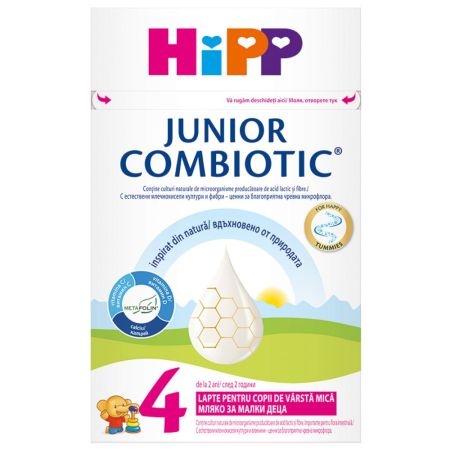 Lapte praf formula de crestere Junior Combiotic 4, +2 ani, 500 g, Hipp