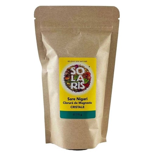 Sare Nigari, Clorură de Magneziu Cristale, 175 g, Solaris