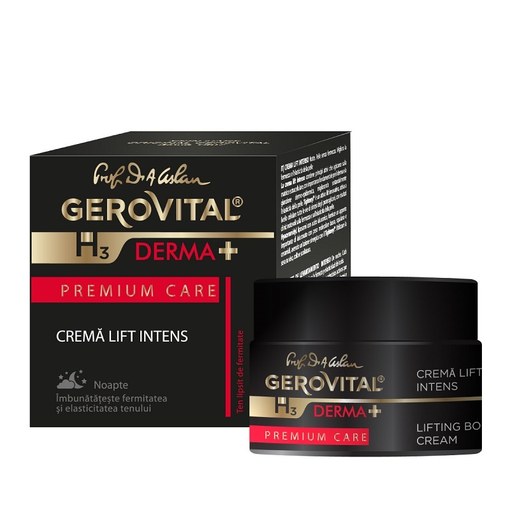 Crema lift intens H3 Derma+ Premium Care, 50ml, Gerovital