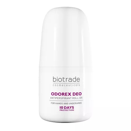 Deo roll-on antiperspirant impotriva transpiratiei excesive Odorex Deo, 40 ml, Biotrade
