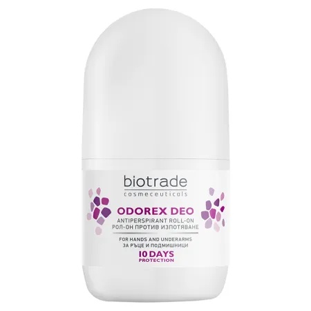 Deo Roll-On Antiperspirant împotriva transpirației excesive Odorex Deo, 20 ml, Biotrade