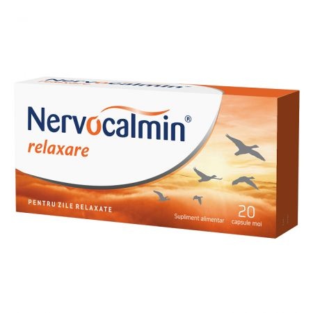 Nervocalmin Relaxare, 20 capsule moi, Biofarm