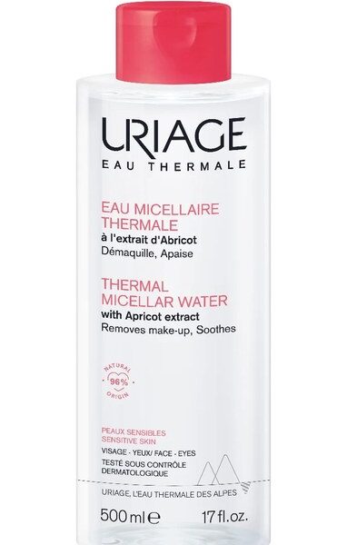 Apa micelara termala pentru ten sensibil cu roseata, 500ml, Uriage