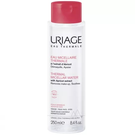 Apa termala micelara pentru ten cuperozic, 250 ml, Uriage