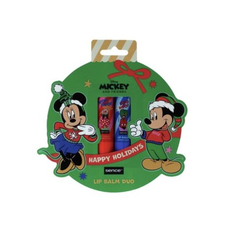 Set 2 Balsamuri de Buze Mickey Strawberry & Cranberry, 2 x 4,3 g, Disney