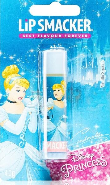 Balsam de buze Disney Princess Cinderella Vanilla Sparkle, 4 g, Lip Smacker