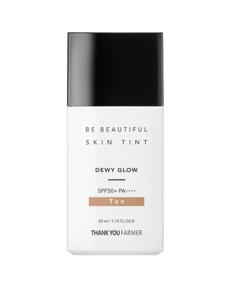 Crema naturala Be Beautiful Skin Tint SPF50+ PA++++, Tan, 50 ml, Thank You Farmer