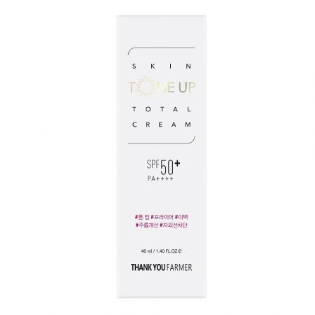 THANK YOU FARMER Skin Tone Up Cremă de uniformizare a tenului SPF 50+ PA++++ x 40ml