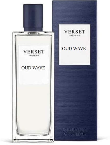 Apa de parfum barbati Oud wave, 50 ml, Verset