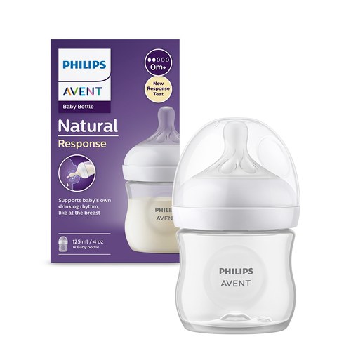 Biberon Natural Response 0luni+, SCY900/01, 125ml, Phillips Avent