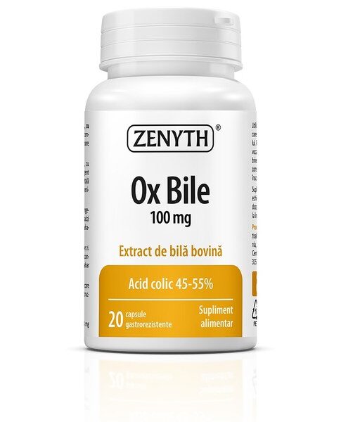Ox Bile, 20 capsule, Zenyth