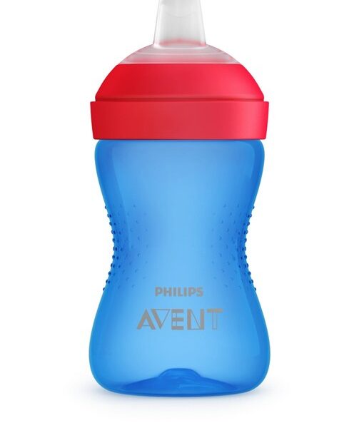 Cana tetina moale, rezistenta la muscaturi baiat 9luni+ SCF802/01, 300 ml, Philips Avent