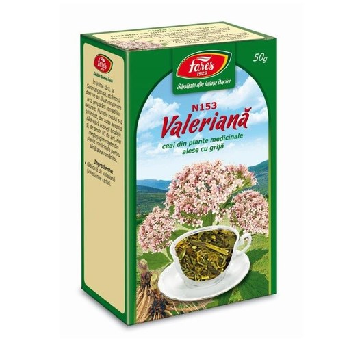 Ceai valeriana radacina, 50g, Fares