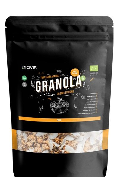 Granola cu Nuci si Cocos Ecologica/BIO, 200 g, Niavis
