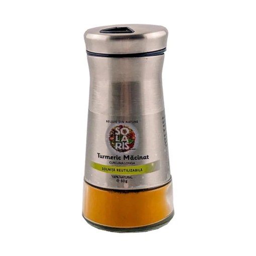 Turmeric macinat solnita reutilizabila, 50g, Solaris