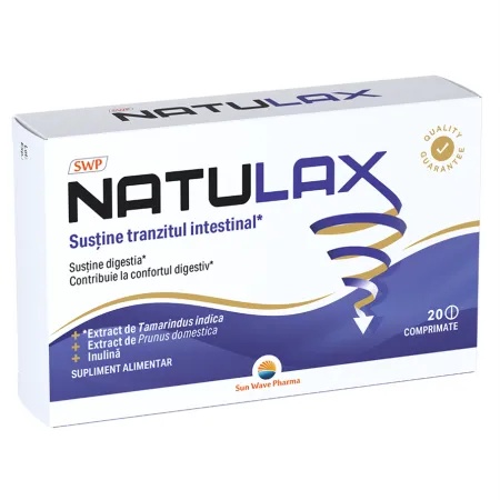 Natulax, 20 comprimate, Sun Wave Pharma