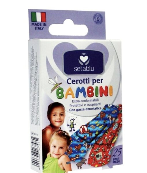 Plasturi pentru copii, marime medium, 25 bucati, Setablu