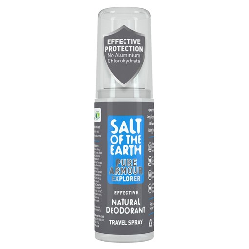 Deodorant vegan spray pentru barbati Pure Armour Explorer, 100 ml, Salt Of The Earth