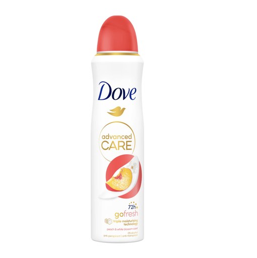 Deodorant Go Fresh cu piersici si flori albe, 150 ml, Dove