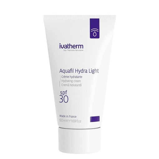 Crema hidratanta pentru fata cu SPF30 Aquafil Hydra Light, 50ml, Ivatherm