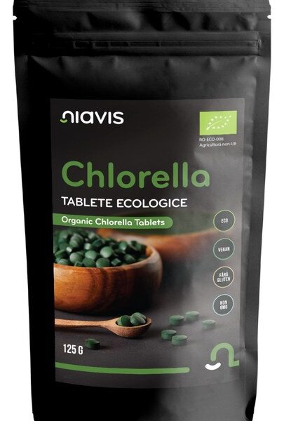 Chlorella Tablete Ecologice/BIO, 125 g, Niavis