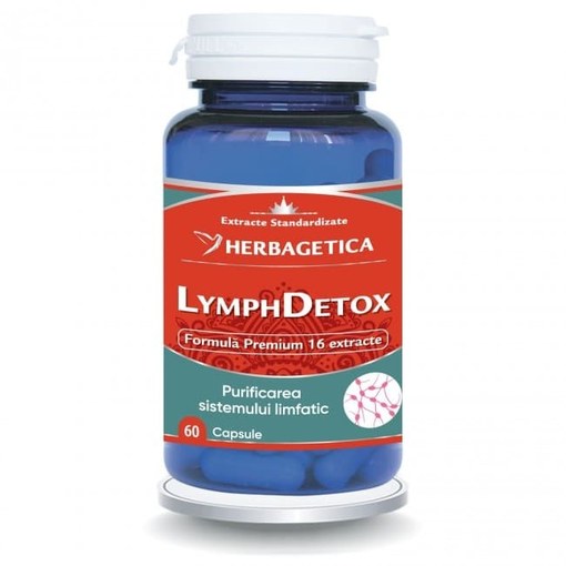 Lymph Detox, 60 capsule, Herbagetica