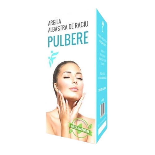 Pulbere de Argila Albastra de Raciu, 1000 g, Romcos