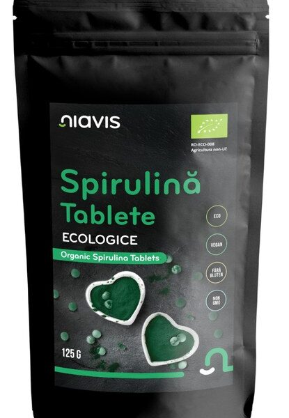 Spirulina Tablete Ecologice/BIO, 125 g, Niavis