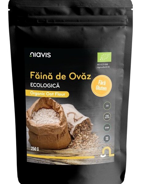 Faina de ovaz fara gluten Ecologica/BIO, 250g, Niavis