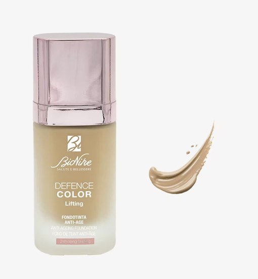 Fond de ten lichid cu efect de lifting Defence Color Anti-Age, 203 Sable, 30ml, Bionike