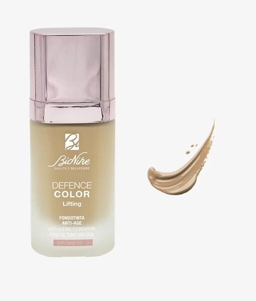 Fond de ten lichid cu efect de lifting Defence Color Anti-Age, 204 Beige, 30ml, Bionike