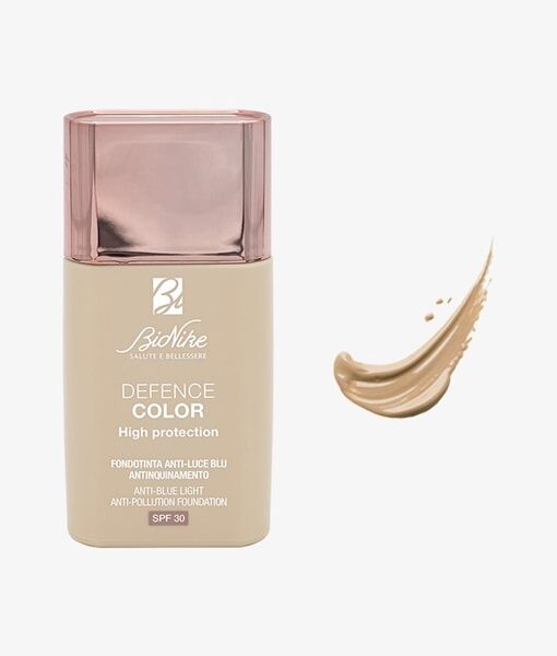 Fond de ten protectie impotriva luminii albastre - poluare Defence Color High Protection, 303 sable, 30 ml, Bionike