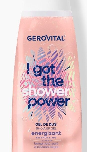 Gel de dus energizant, 400 ml, Gerovital