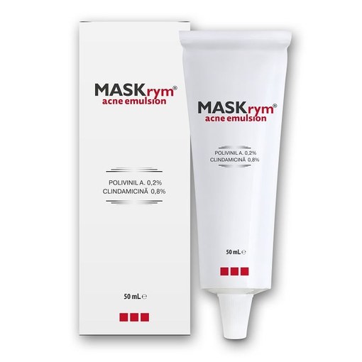 Mask Rym emulsie pentru pielea cu tendință acneică și foliculită, 50 ml, Meditrina