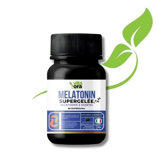 Melatonin, 60 jeleuri, Vitaora