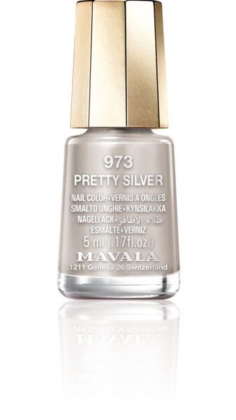 Lac de unghii Pretty Silver, 5 ml, Mavala