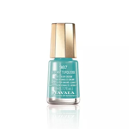 Lac de unghii Vibrant Turquoise, 5 ml, Mavala