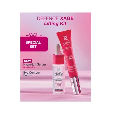 Set Xage Ser cu acid hialuronic 10 ml si Contur de ochi 15 ml, BioNike