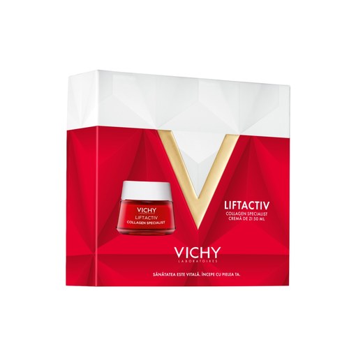 Pachet crema de zi Collagen Specialist Liftactiv Specialist, 50 ml, Vichy