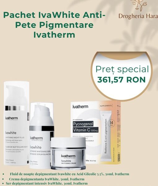 Pachet Ivawhite Anti-Pete Pigmentare Ivatherm