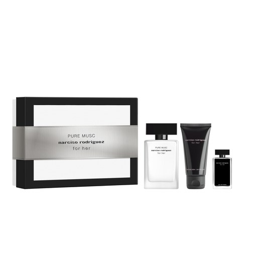 Set For Her Pure Musc: Apa de Parfum 50 ml + Lotiune de Corp 50 ml + Apa de Parfum 7.5 ml, Narciso Rodriguez