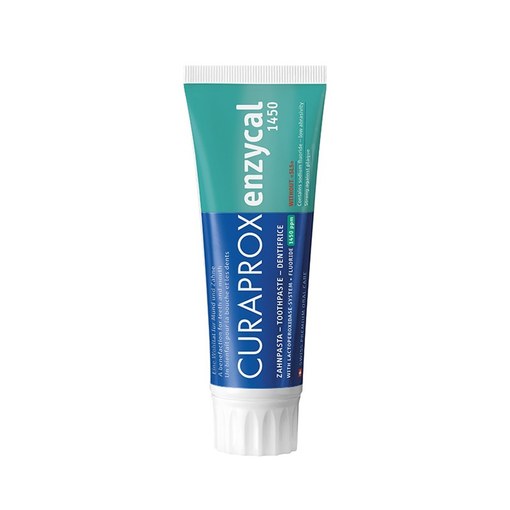 Pasta dinti Enzycal 1450 cu enzime si fluor, 75ml, Curaprox