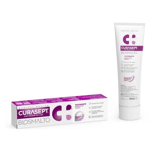 Pasta de dinti Biosmalto Sensitive Teeth, 75ml, Curasept