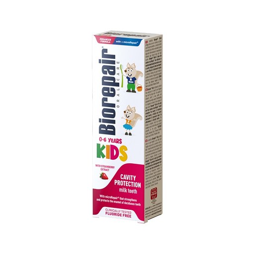 Pasta de dinti Junior cu aroma de capsuni 0-7 ani, 50ml, Biorepair