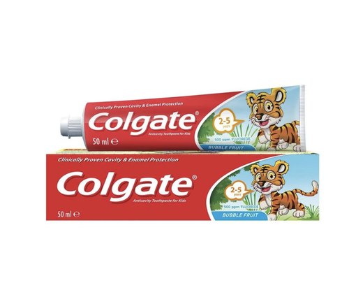 Pasta de dinti pentru copii Bubble Fruit, 50 ml, Colgate