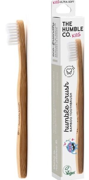 Periuta de dinti pentru copii Ultra-Soft, Alb, Humble
