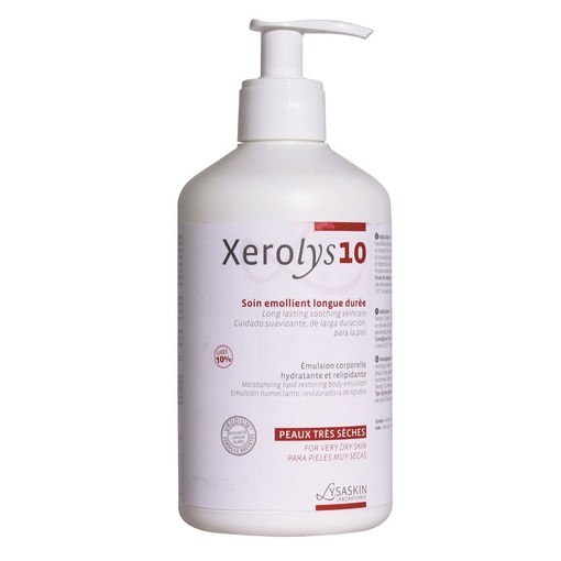 Emulsie pentru piele uscata Xerolys 10, 500 ml, Lab Lysaskin