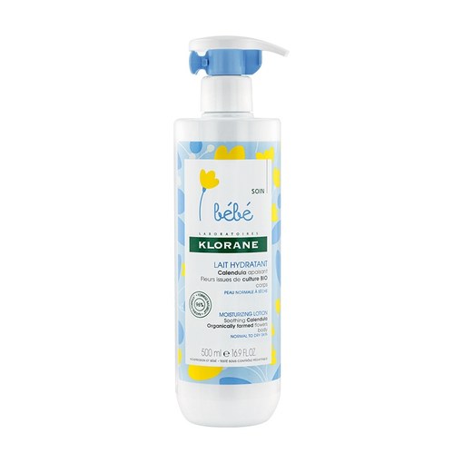 Lapte hidratant pentru corp, 500 ml, Klorane Bebe