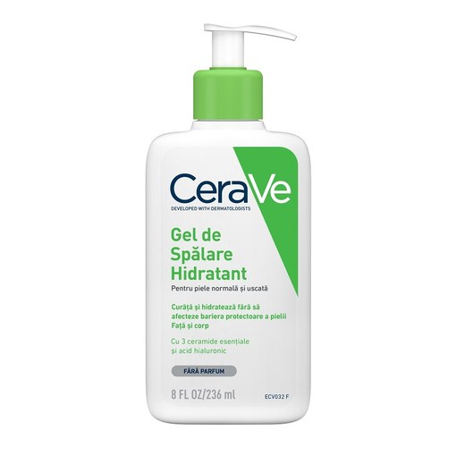 Gel de spalare hidratant pentru piele normala si uscata, 236ml, CeraVe